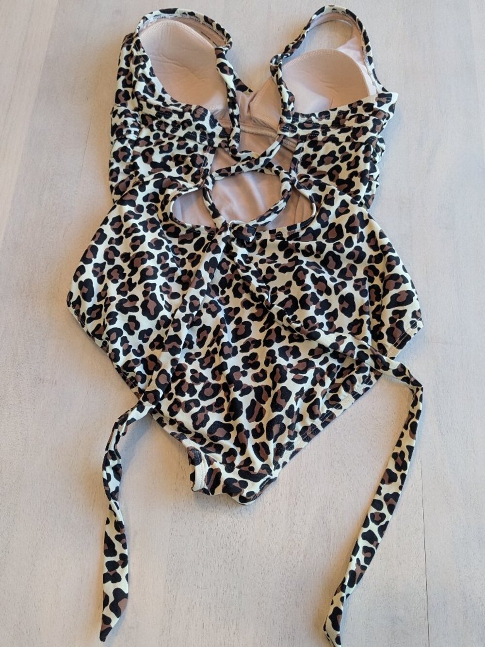 One Piece Leopard Bathing Suit